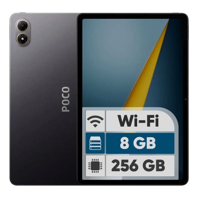 تبلت 12.1 اینچ شیائومی مدل Poco Pad M1 Wi-Fi، ظرفیت 256 گیگابایت و رم 8 گیگابایت، رزولوشن دوربین 8 مگاپیکسل، پشتیبانی از قلم و کیبورد