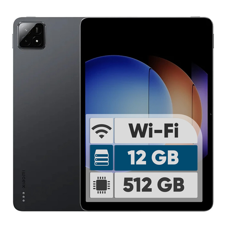 تبلت 12.4 اینچ شیائومی مدل Pad 6S Pro ظرفیت 512 گیگابایت و رم 12 گیگابایت