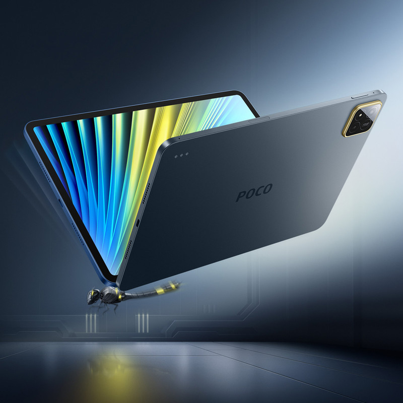 تبلت 11.2 اینچ شیائومی مدل Poco Pad X1 ظرفیت 512 گیگابایت و رم 8 گیگابایت، رزولوشن دوربین 13 مگاپیکسل، پشتیبانی از قلم و کیبورد