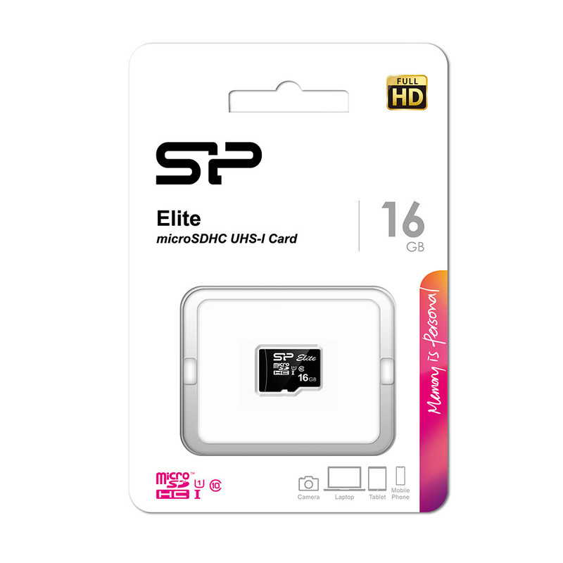 کارت حافظه microSDHC سیلیکون پاور مدل Elite کلاس 10 استاندارد UHC-I U1 سرعت 100MBps ظرفیت 16 گیگابایت