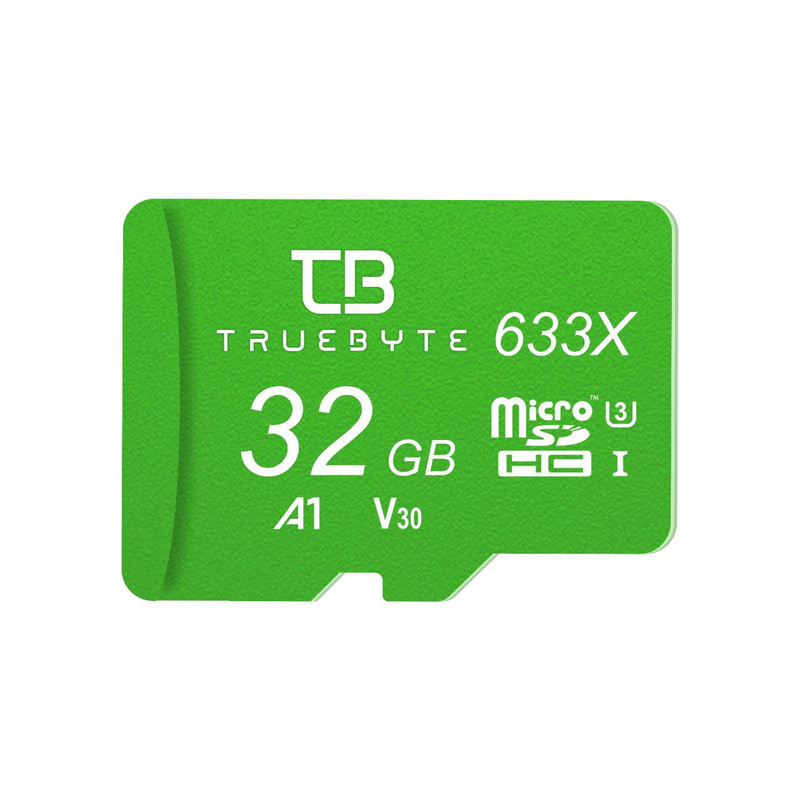 کارت حافظه microSDHC تروبایت مدل A1-V30-633X کلاس 10 استاندارد UHS-I U3 سرعت UHS-I U3 سرعت 95MBps ظرفیت 32 گیگابایت به همراه آداپتور SD و کارت خوان