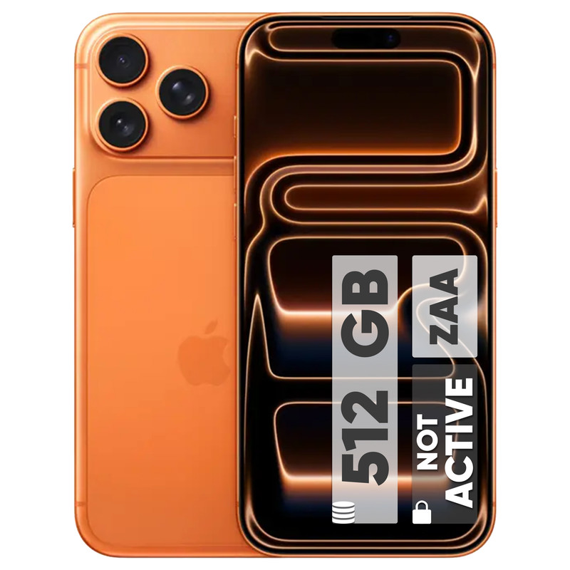 گوشی موبایل اپل مدل iPhone 17 Pro Max ZAA تک سیم کارت + eSim ظرفیت 512 گیگابایت و رم 12 گیگابایت - نات اکتیو