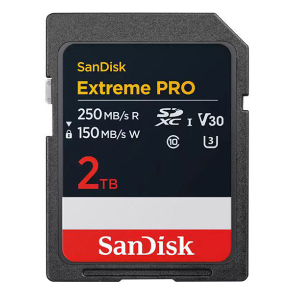 کارت حافظه SDXC سن دیسک مدل Extreme PRO کلاس 10 استاندارد UHS-I U3 سرعت 250MB/s ظرفیت 2 ترابایت