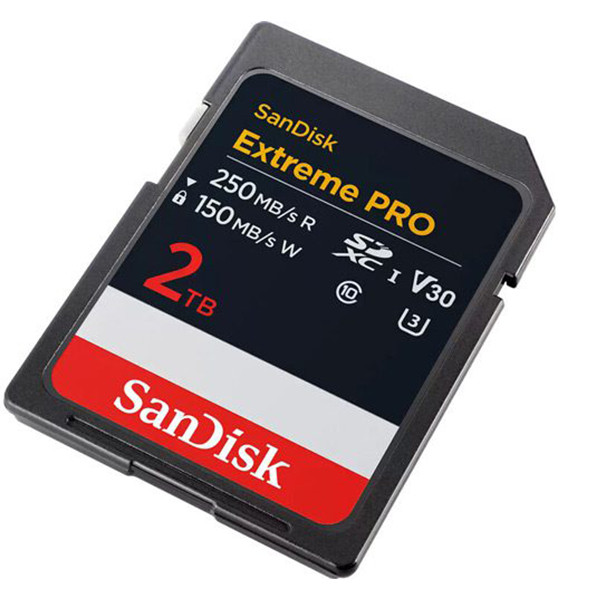 کارت حافظه SDXC سن دیسک مدل Extreme PRO کلاس 10 استاندارد UHS-I U3 سرعت 250MB/s ظرفیت 2 ترابایت