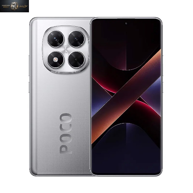 گوشی موبایل شیائومی مدل Poco X7 دو سیم کارت ظرفیت 512 گیگابایت و رم 8 گیگابایت -Silver