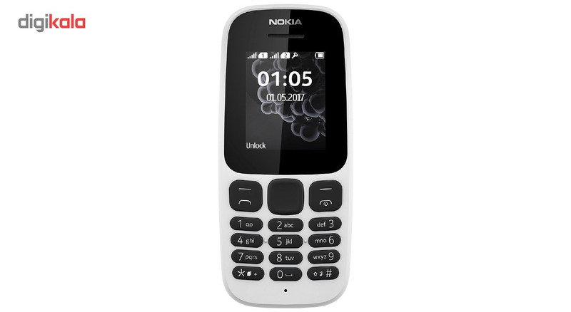 گوشی موبایل نوکیا مدل 105 -TA1034 دو سیم‌ کارت