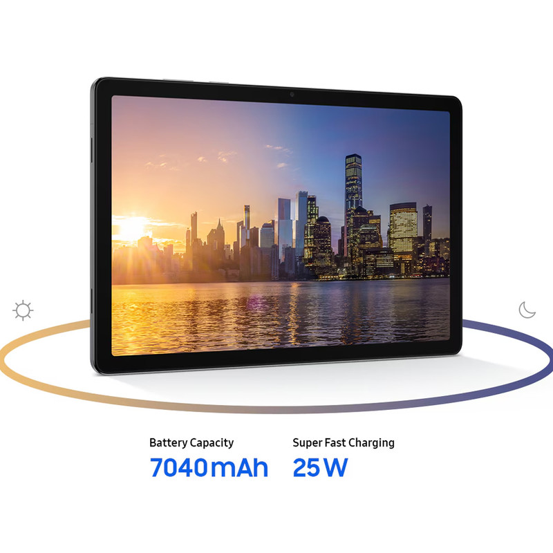 تبلت 11 اینچ سامسونگ مدل Galaxy Tab A11 Plus 5G، ظرفیت 256 گیگابایت و رم 8 گیگابایت، قابلیت پشتیبانی از سیم کارت، رزولوشن دوربین 8 مگاپیکسل