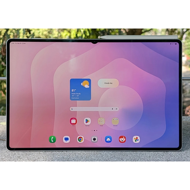 تبلت 14.6 اینچ سامسونگ مدل Galaxy Tab S11 Ultra Wi-Fi ظرفیت 256 گیگابایت و رم 12 گیگابایت، رزولوشن دوربین 13 مگاپیکسل، پشتیبانی از قلم و کیبورد