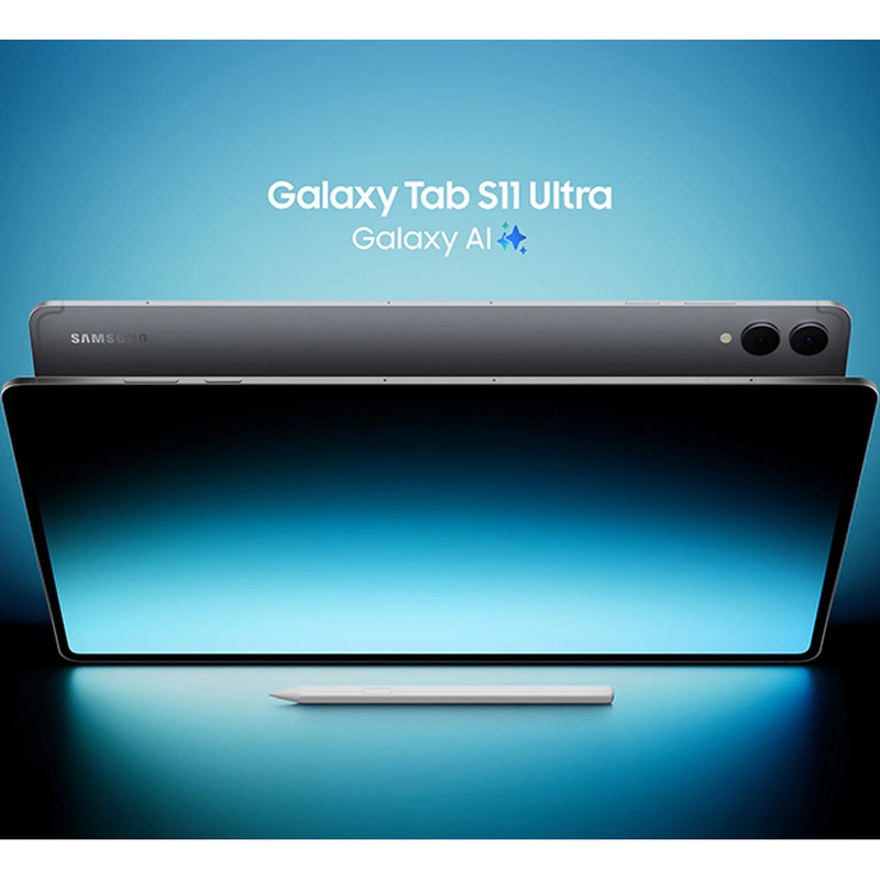 تبلت 14.6 اینچ سامسونگ مدل Galaxy Tab S11 Ultra Wi-Fi ظرفیت 256 گیگابایت و رم 12 گیگابایت، رزولوشن دوربین 13 مگاپیکسل، پشتیبانی از قلم و کیبورد