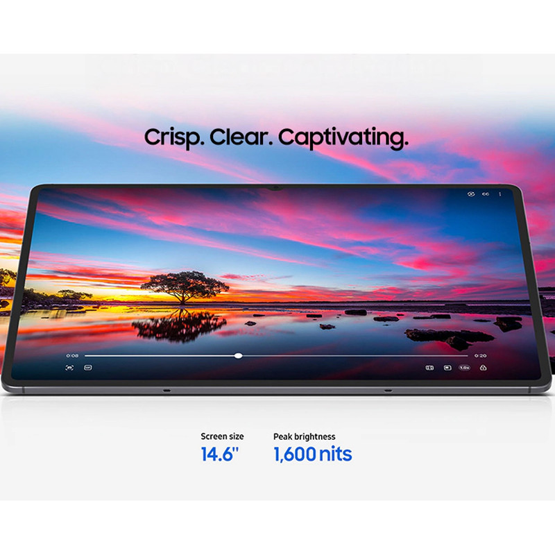 تبلت 14.6 اینچ سامسونگ مدل Galaxy Tab S11 Ultra Wi-Fi ظرفیت 256 گیگابایت و رم 12 گیگابایت، رزولوشن دوربین 13 مگاپیکسل، پشتیبانی از قلم و کیبورد