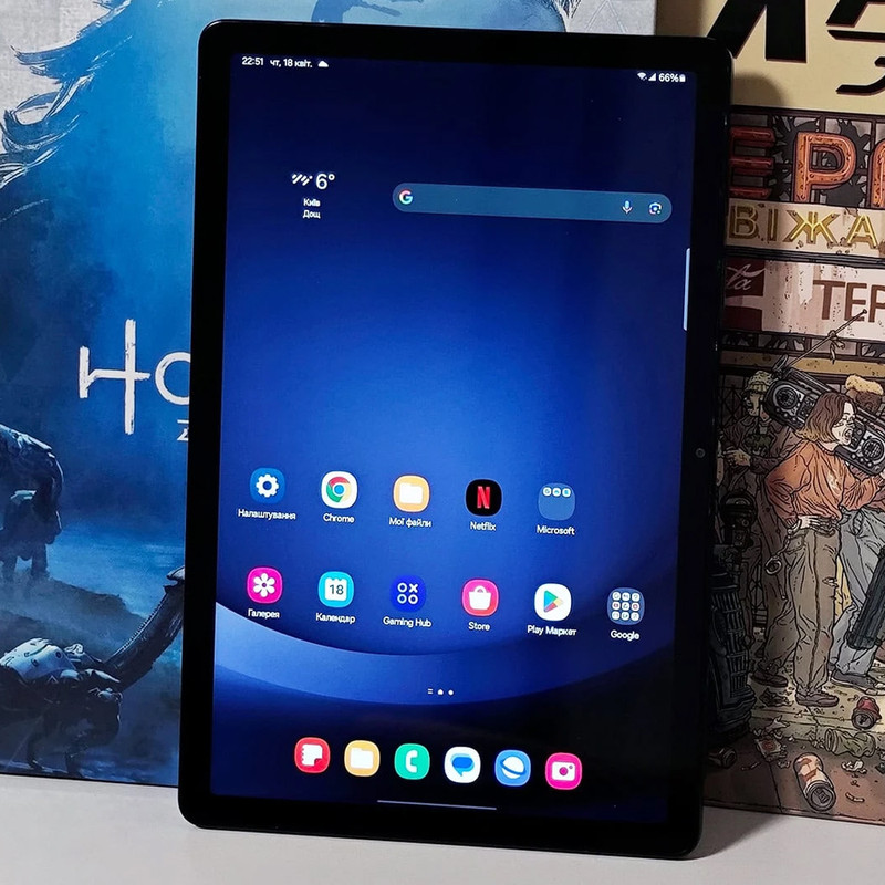 تبلت 11 اینچ سامسونگ مدل Galaxy Tab A9 Plus 5G ظرفیت 64 گیگابایت و رم 4 گیگابایت به همراه شارژر