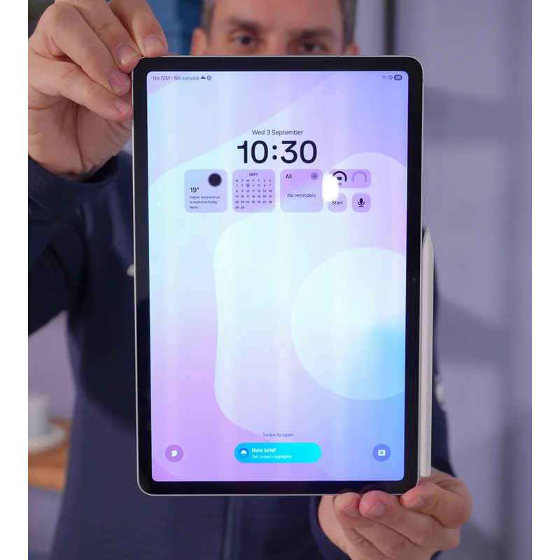 تبلت 11 اینچ سامسونگ مدل Galaxy Tab S11 Wi-Fi ظرفیت 128 گیگابایت و رم 12 گیگابایت، رزولوشن دوربین 13 مگاپیکسل، پشتیبانی از قلم و کیبورد