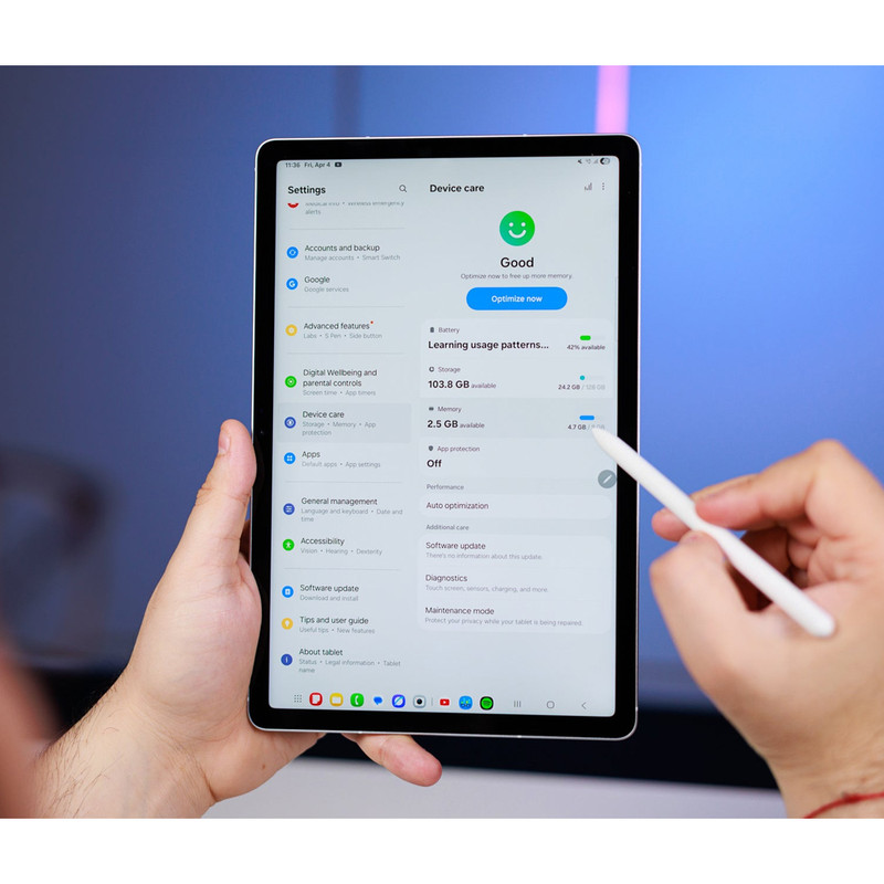 تبلت 10.9 اینچ سامسونگ مدل Galaxy Tab S10 FE 5G ظرفیت 128 گیگابایت و رم 8 گیگابایت