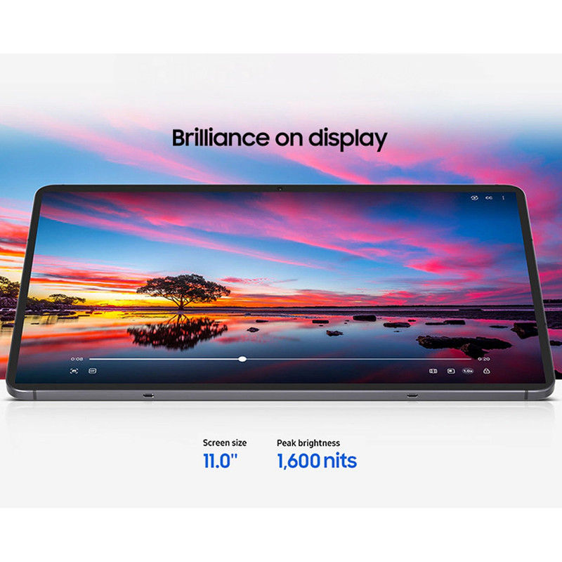 تبلت 11 اینچ سامسونگ مدل Galaxy Tab S11 Wi-Fi ظرفیت 256 گیگابایت و رم 12 گیگابایت، رزولوشن دوربین 13 مگاپیکسل، پشتیبانی از قلم و کیبورد
