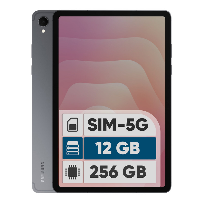تبلت 11 اینچ سامسونگ مدل Galaxy Tab S11 ظرفیت 256 گیگابایت و رم 12 گیگابایت، قابلیت پشتیبانی از سیم کارت، رزولوشن دوربین 13 مگاپیکسل، پشتیبانی از قلم و کیبورد